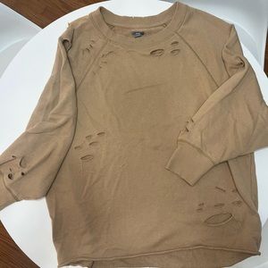 Aerie Distressed Sweatshirt